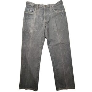 VTG PHAT FARM Men 40X34 Big Pocket Gray Acid Wash Hip Hop Jeans EUC